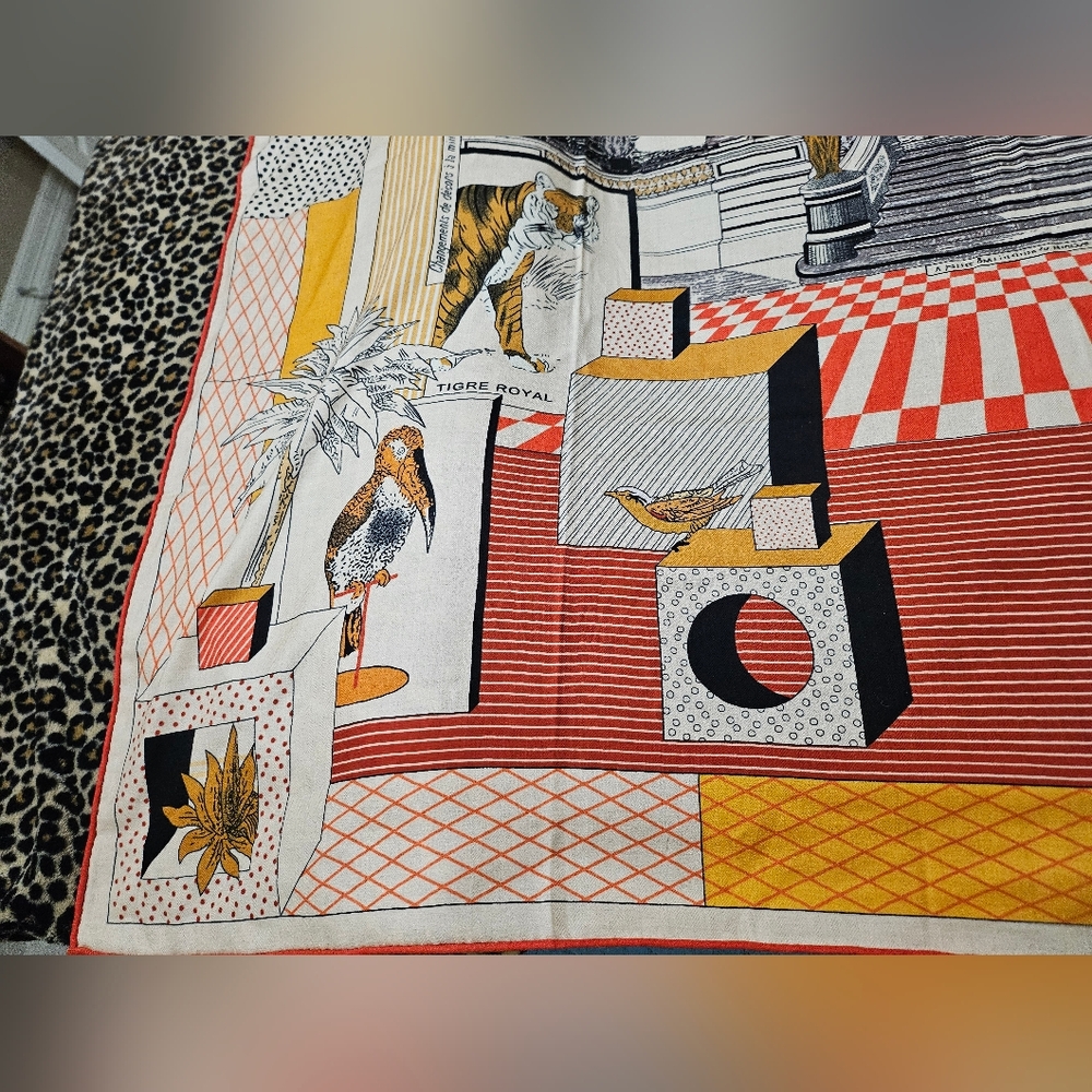 Hermès Grand Théâtre Nouveau Shawl. - Picture 5 of 12